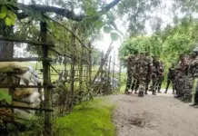Armed forces removed the camp built by SSB on Nepali land