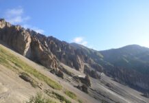 The heart-shaped Tilicho Lake is located at the highest point in the world.