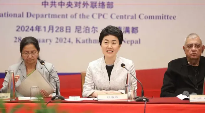 In Pictures: Chinese Vice Minister engages in diplomatic talks with Nepali political leaders